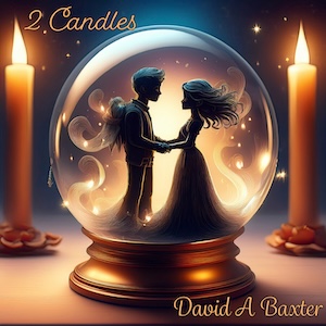 couple in crystal ball